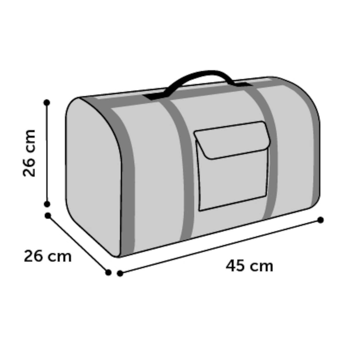 Carrying Bag Chloe 2 45x26x26 cm
